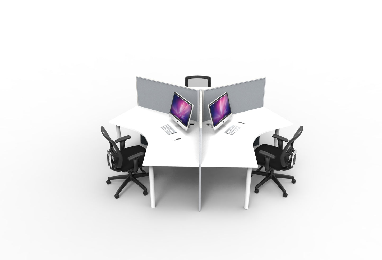 Rapid Screen 120 Degree 3 Person Pod