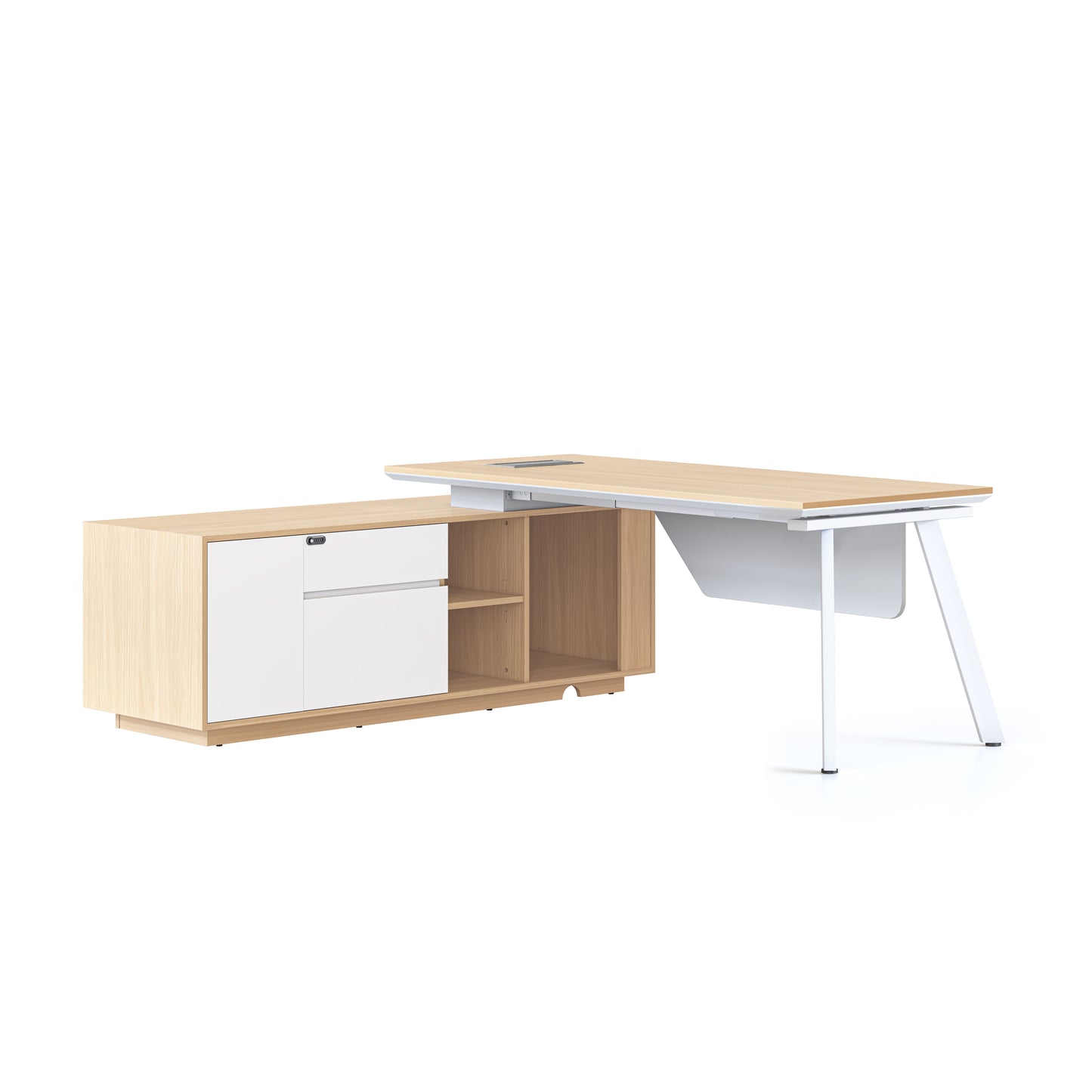 Casa Executive Desk & Cabinet