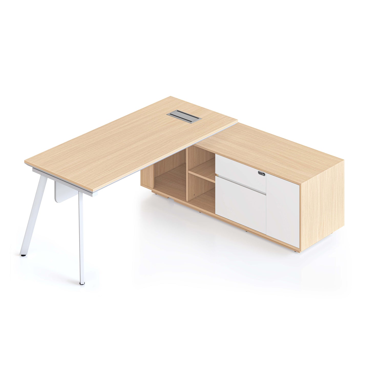 Casa Executive Desk & Cabinet