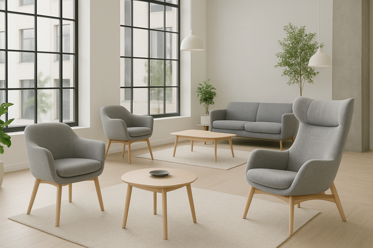 Visitors and Breakout chairs