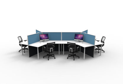 Rapid Screen 120 Degree 6 Person Pod