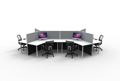 Rapid Screen 120 Degree 6 Person Pod