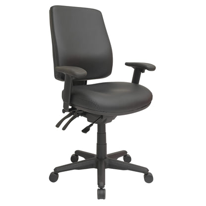 Buro Roma – 3 Lever HB Dillon PU with Seat Slide and Arm Rests