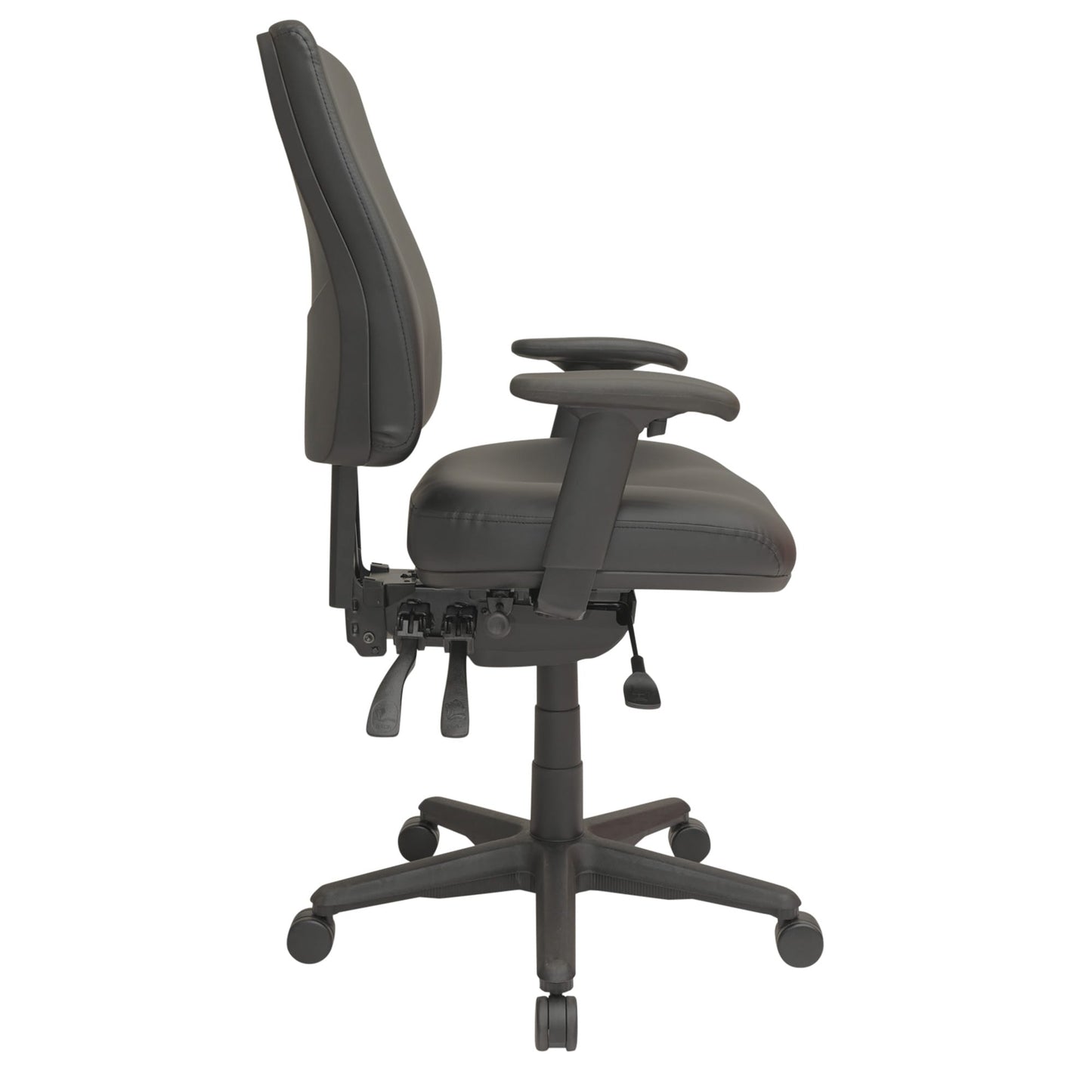 Buro Roma – 3 Lever HB Dillon PU with Seat Slide and Arm Rests