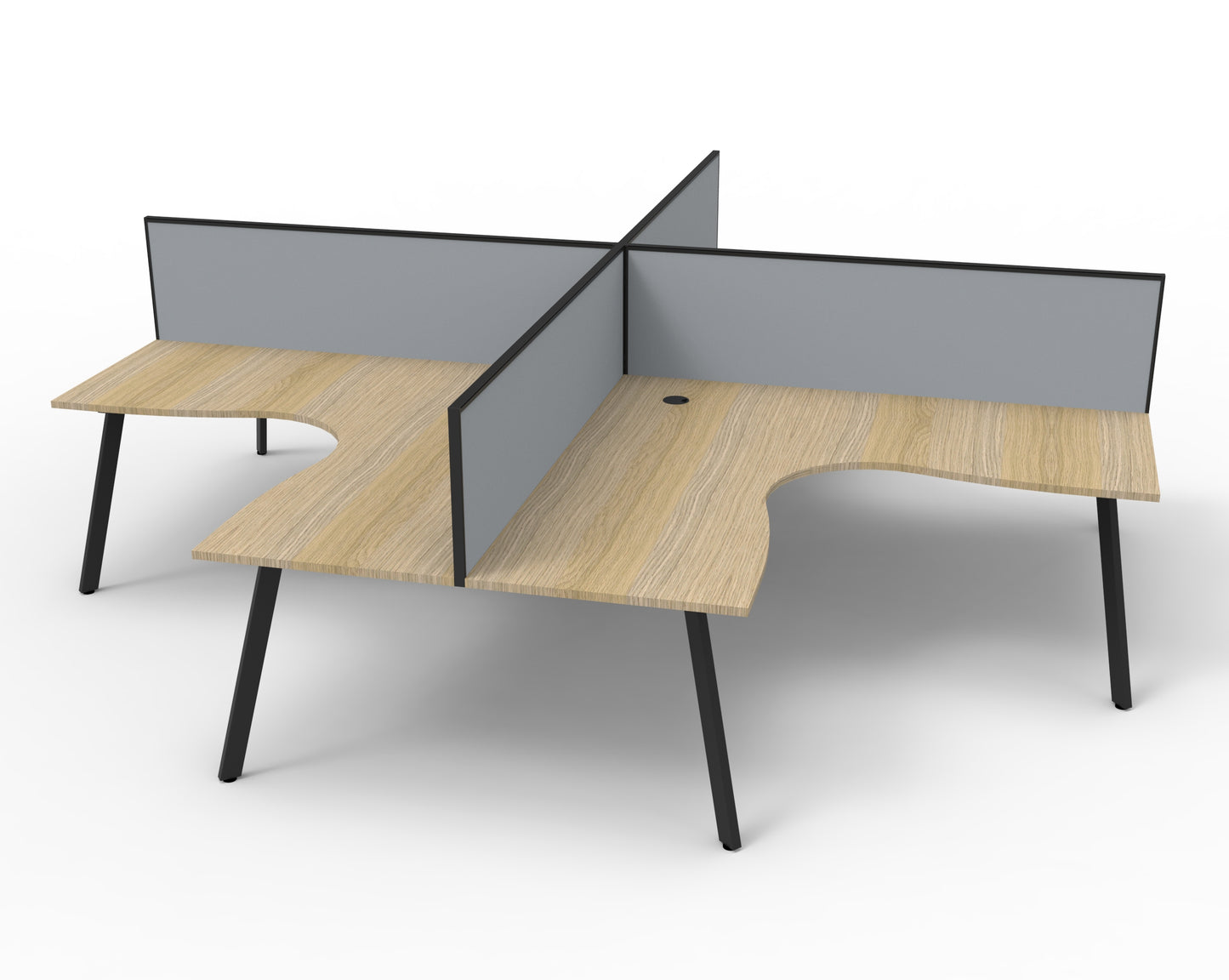 Eternity Leg 4 Person Workstation