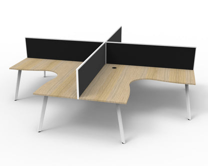 Eternity Leg 4 Person Workstation