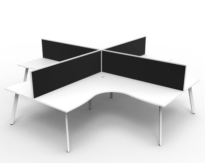 Eternity Leg 4 Person Workstation