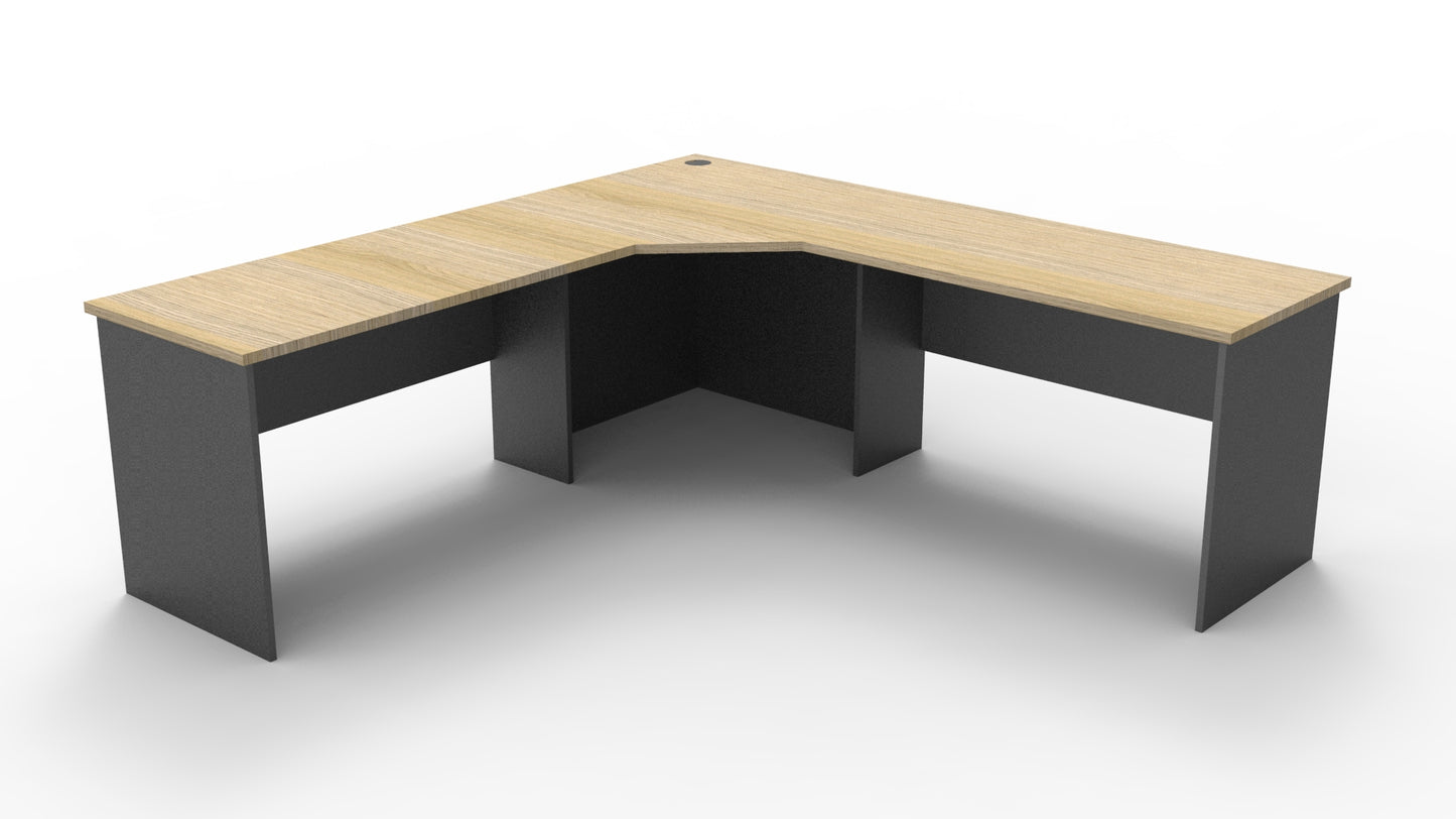 Rapid Worker Corner Workstation & Mondo Mistral Chair Package