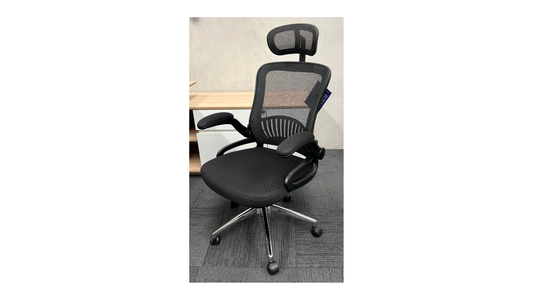 Cheetah High Back Mesh Chair with Headrest