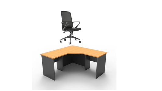 Rapid Worker Corner Workstation & Mondo Mistral Chair Package