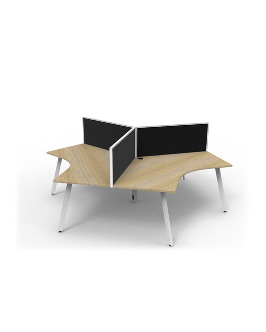 Infinity 120 Degree Workstation Eternity Leg